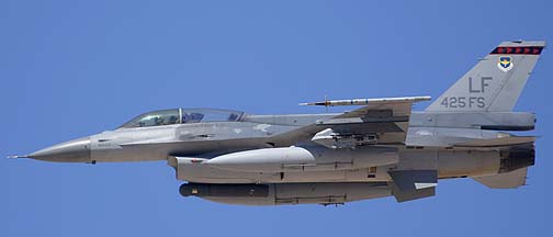 Singapore Air Force General Dynamics F-16DJ 96-5035 Fighting Falcon, 425th Fighter Squadron, Goldwater Range, April 12, 2011